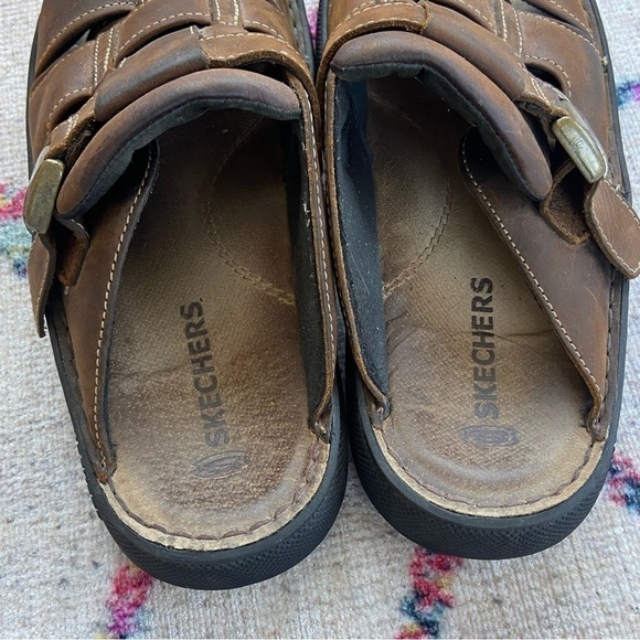 Skechers x Vintage Leather Open Toe Fisherman Sandals - Picture 11 of 12